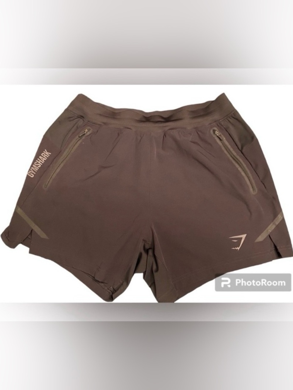 Gymshark Women’s Black Running Shorts Size L | Zip Pockets | Lightweight